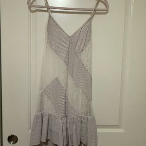 Victoria's Secret Slip Dress White & Lavender